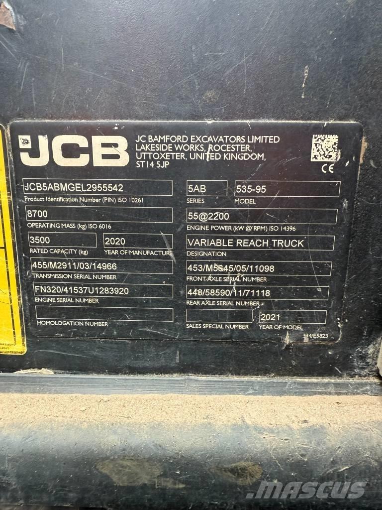 JCB 535-95 Teleszkópos rakodók