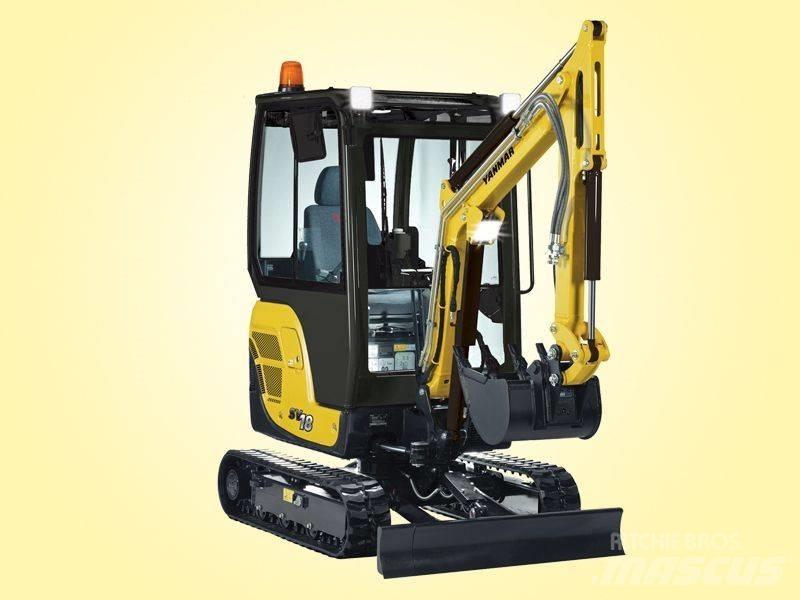 Yanmar SV 18 Mini kotrók < 7t