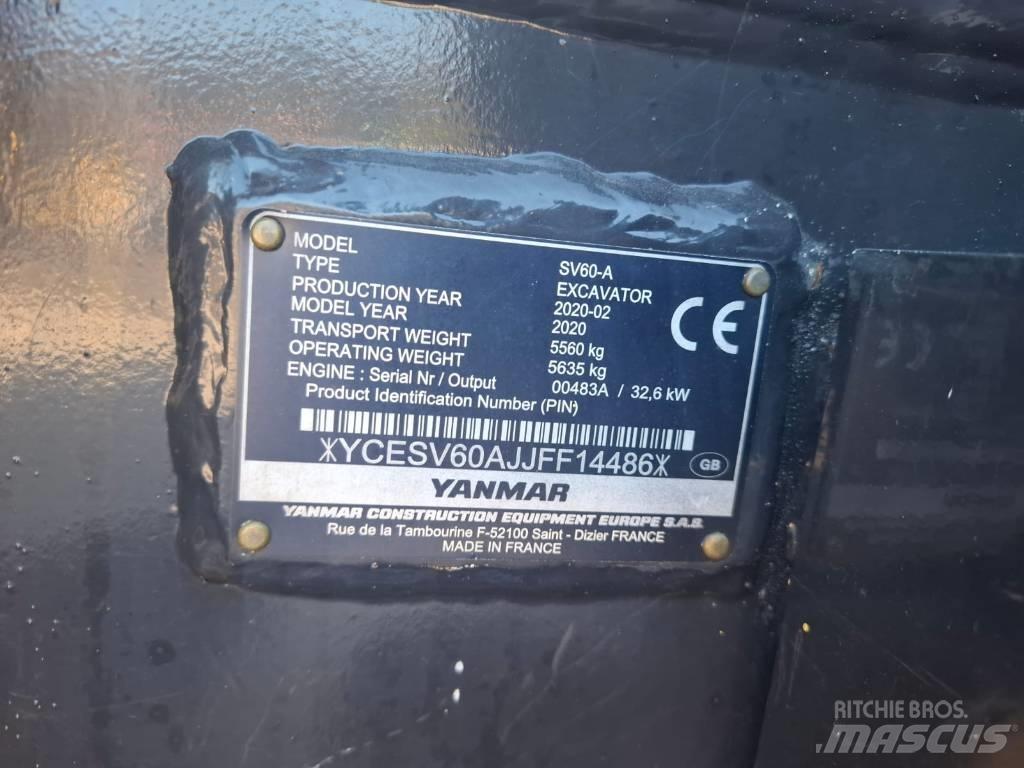 Yanmar SV 60 A Közepes (midi) kotrók 7 t - 12 t