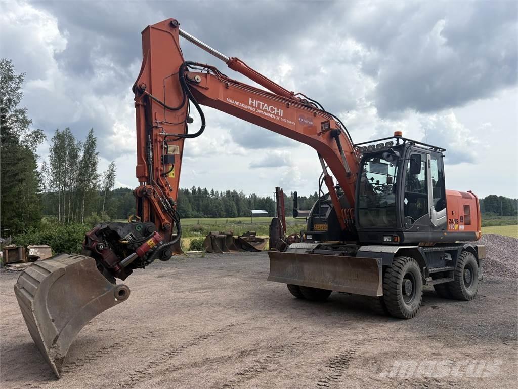 Hitachi ZX170W-3 Gumikerekes kotrók