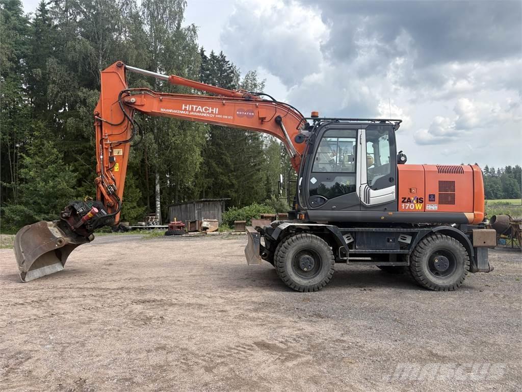 Hitachi ZX170W-3 Gumikerekes kotrók
