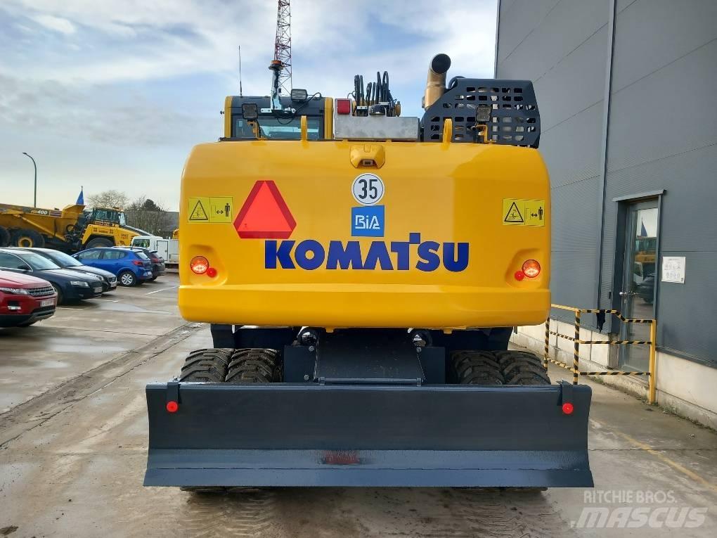 Komatsu PW160-11E0 Gumikerekes kotrók