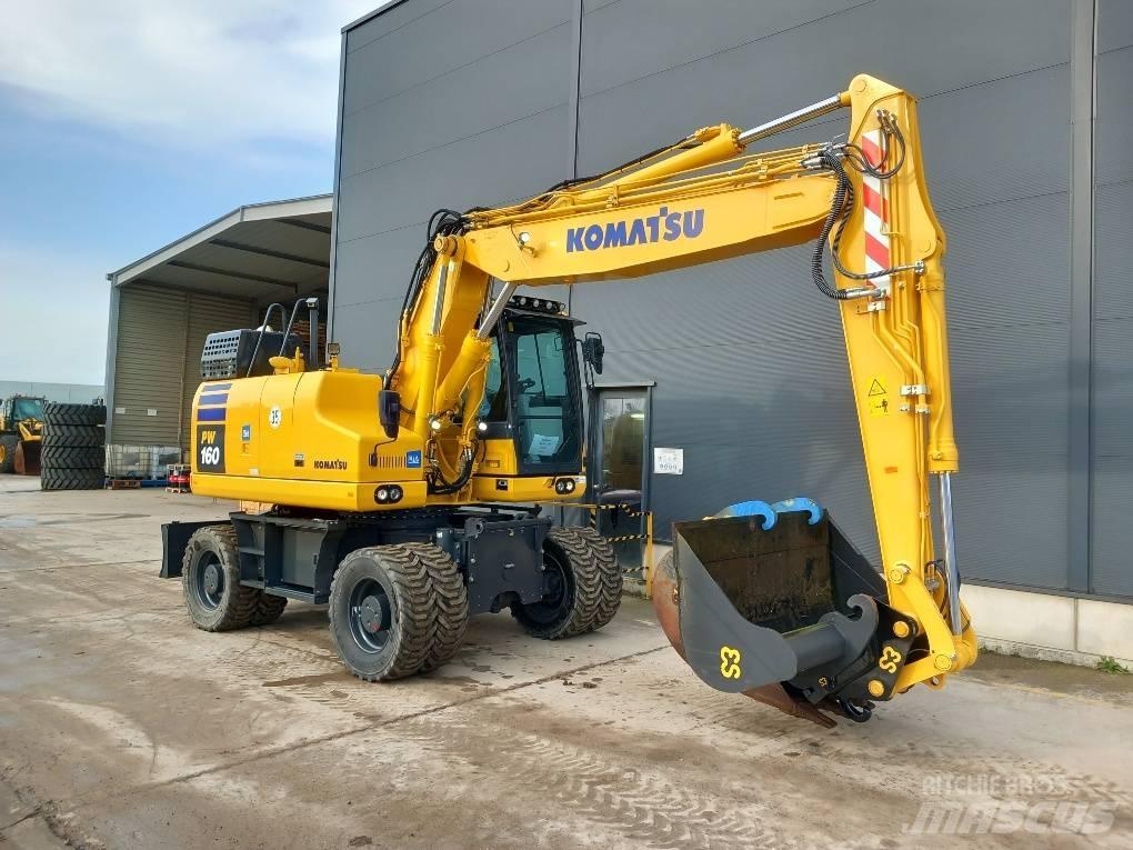 Komatsu PW160-11E0 Gumikerekes kotrók