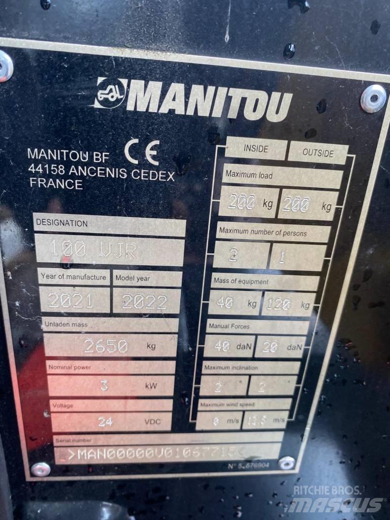 Manitou 100 VJR Személyemelők
