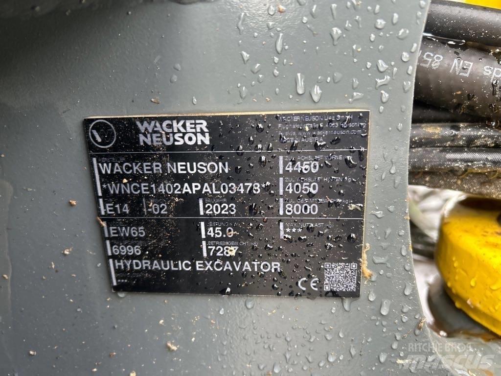 Wacker Neuson EW65 Gumikerekes kotrók