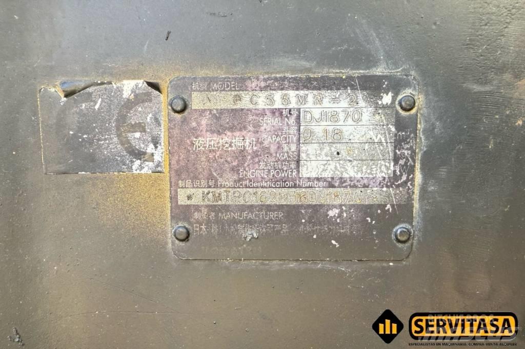Komatsu PC 55 MR-2 Mini kotrók < 7t