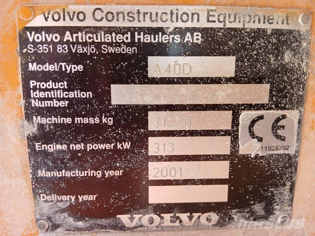 Volvo A 40 D Csuklósdömperek