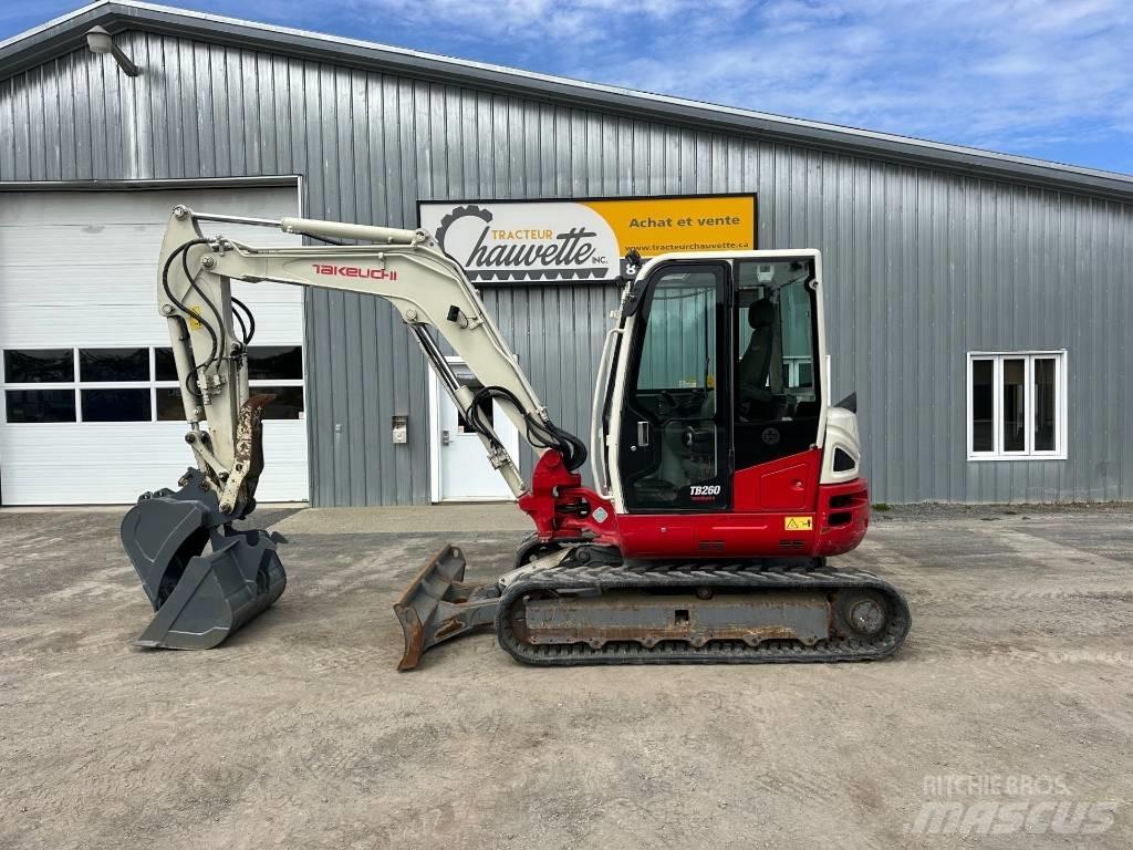 Takeuchi TB 260 Mini kotrók < 7t