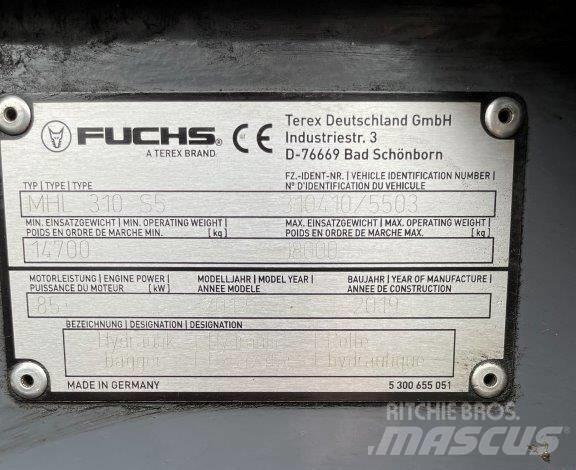 Fuchs MHL310F Hulladékkezelő gépek