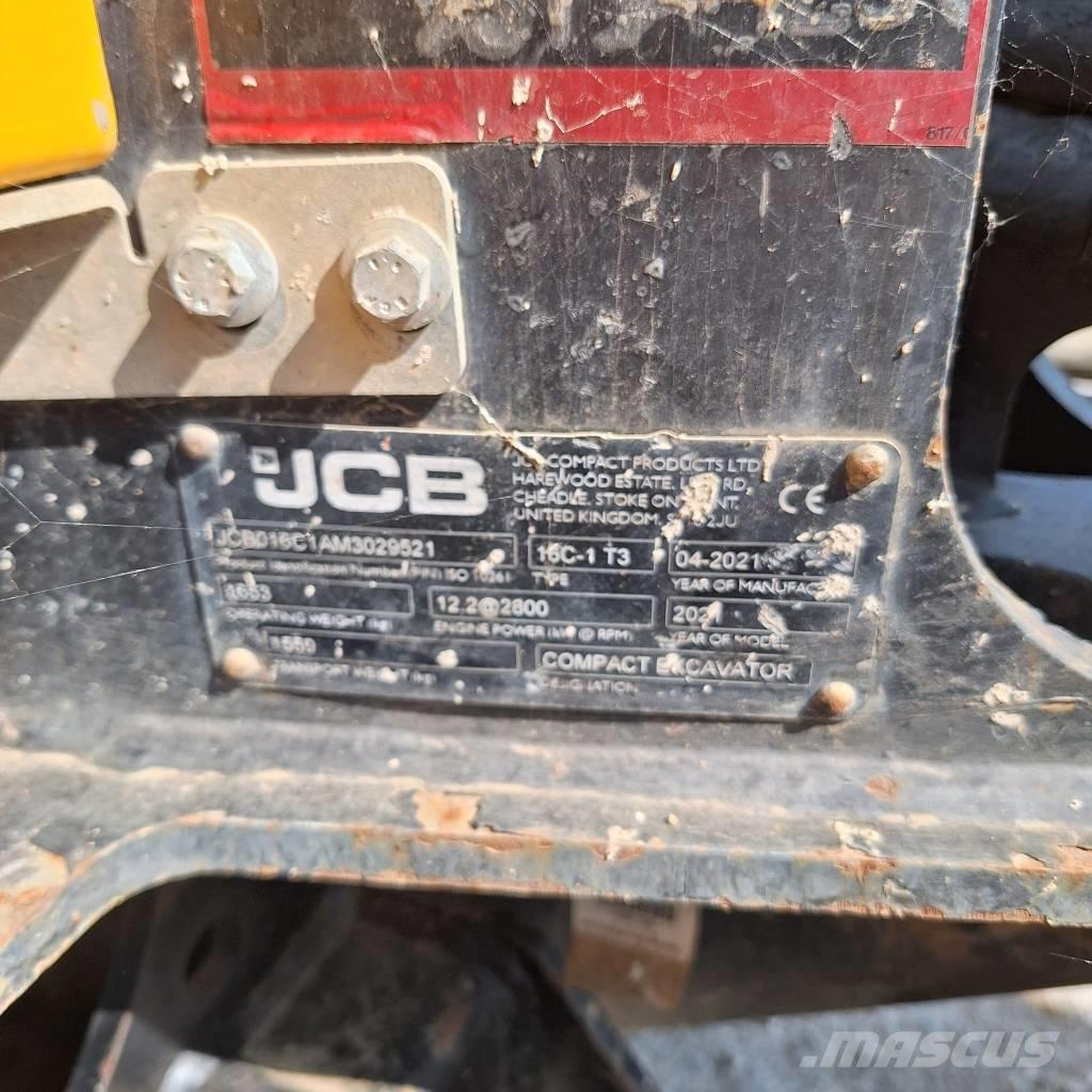 JCB 16 C-1 Mini kotrók < 7t