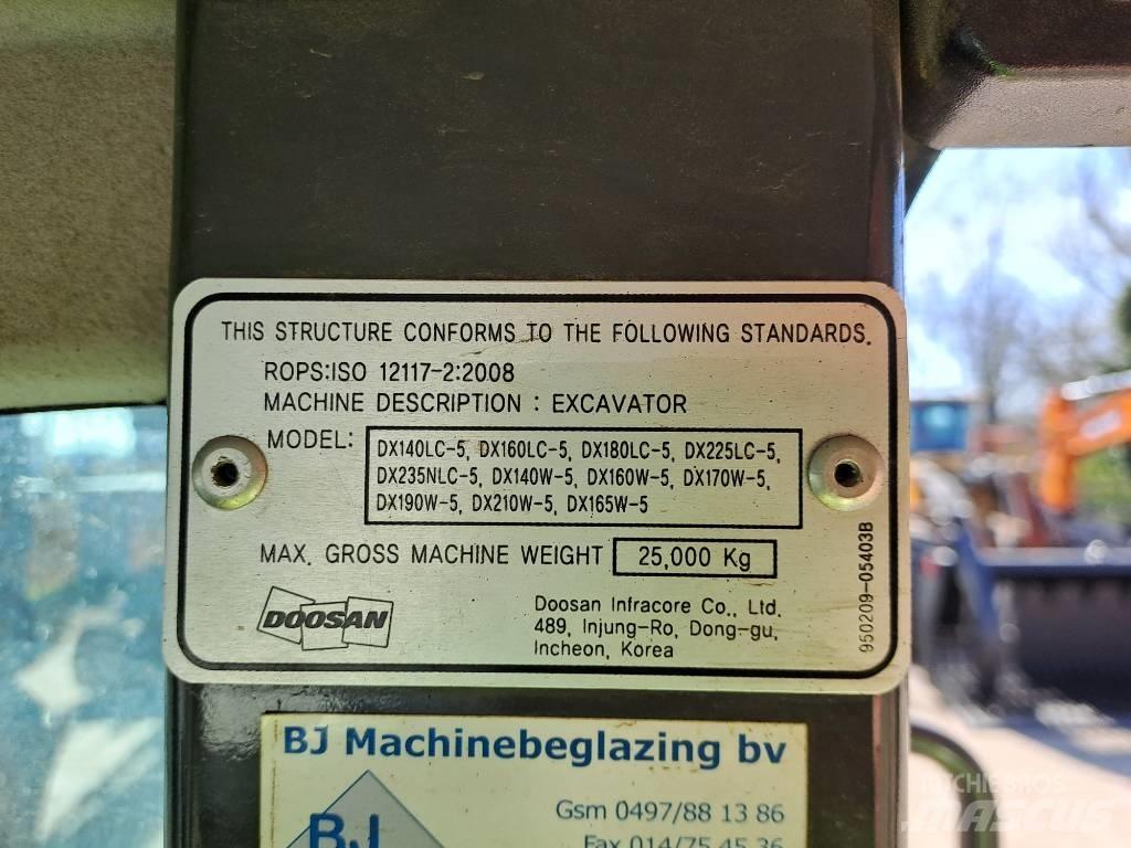 Doosan DX140W-5 Gumikerekes kotrók