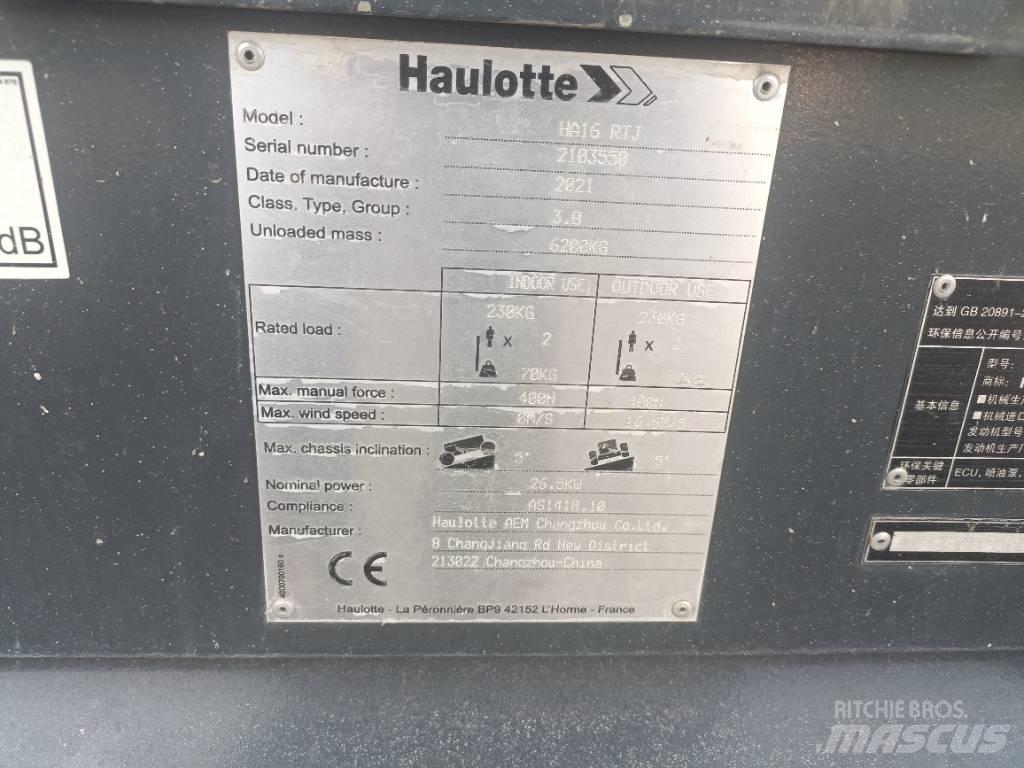 Haulotte HA16RTJ Karos emelők