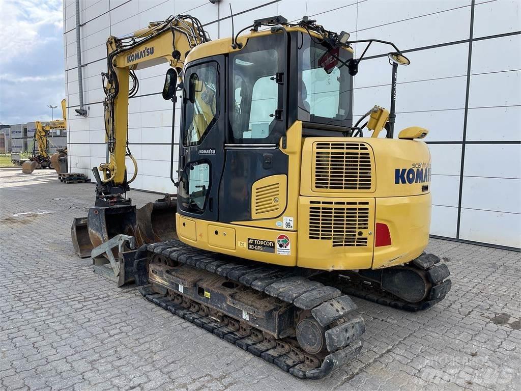 Komatsu PC88MR-10 Gumikerekes kotrók