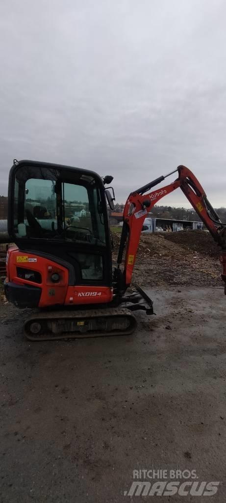 Kubota KX 019-4 Mini kotrók < 7t