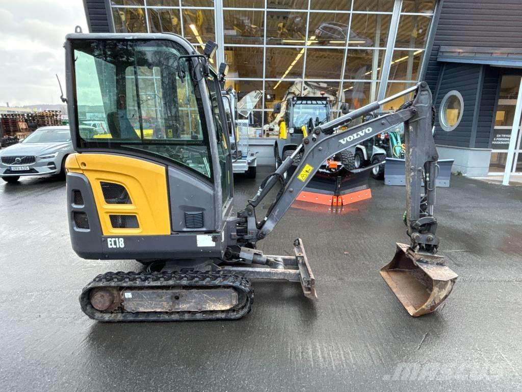 Volvo EC18 D Mini kotrók < 7t