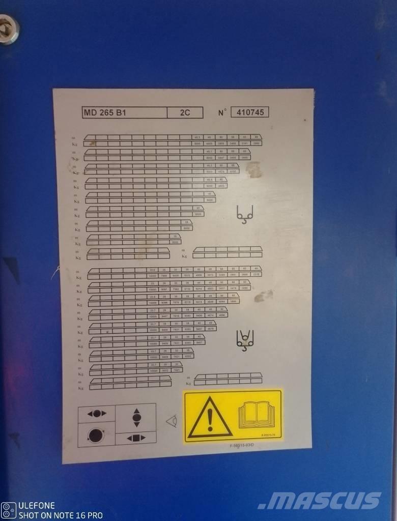 Potain MD265B1-J10 Torony daruk