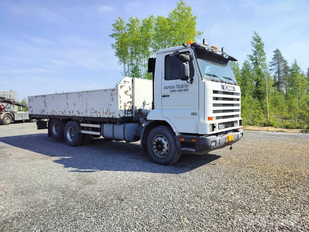 Scania 113 H 360 Platós / Ponyvás teherautók