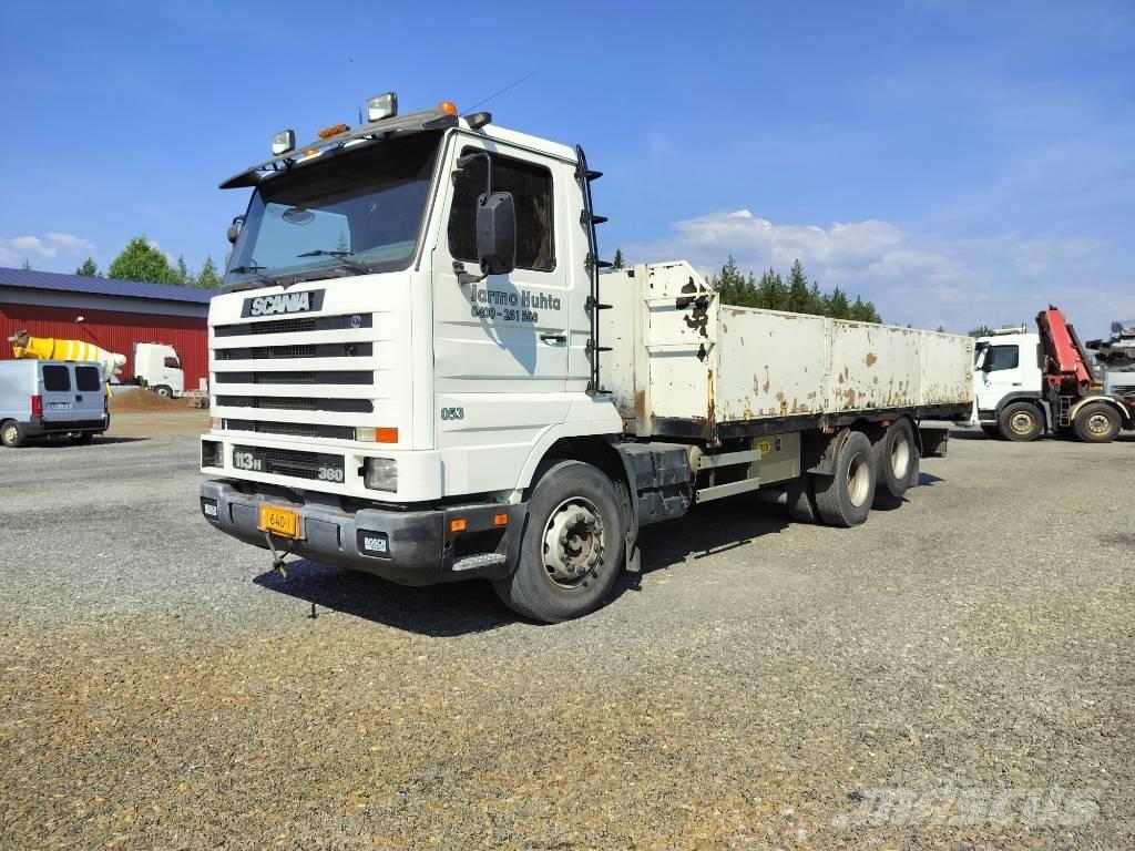 Scania 113 H 360 Platós / Ponyvás teherautók
