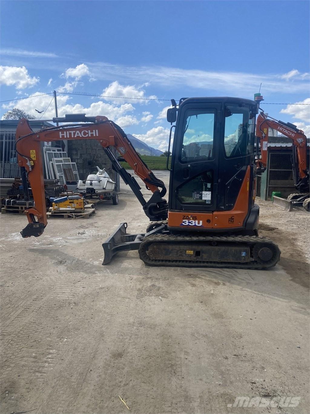 Hitachi Zaxis33U-6 Mini kotrók < 7t