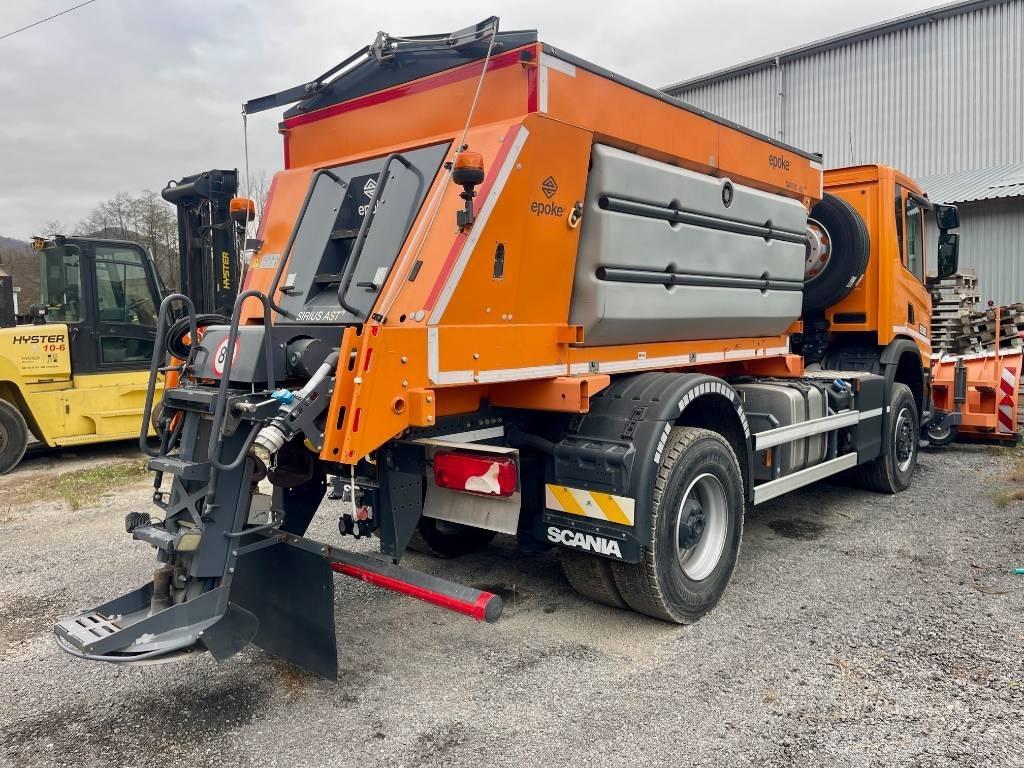 Scania P 410 Homok és Sószórók