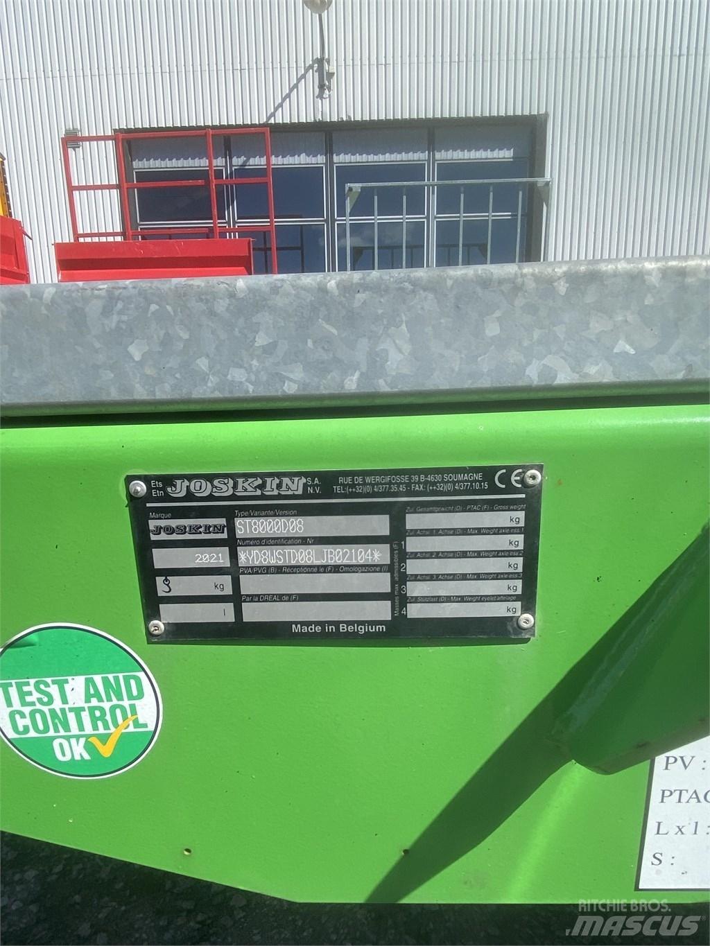 Joskin S80D11 Bálaszállító pótkocsi