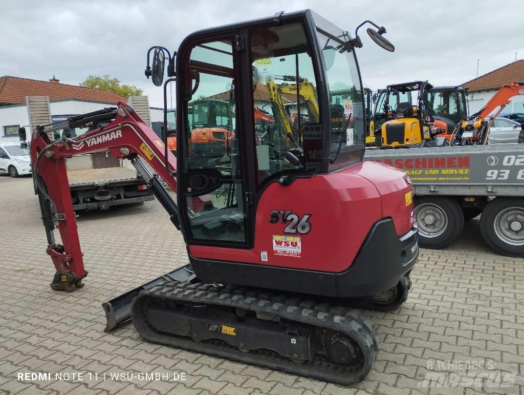 Yanmar SV 26 Mini kotrók < 7t