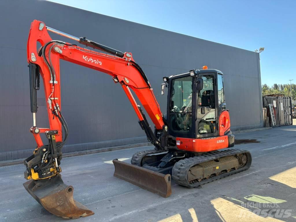 Kubota U 55-4 Mini kotrók < 7t