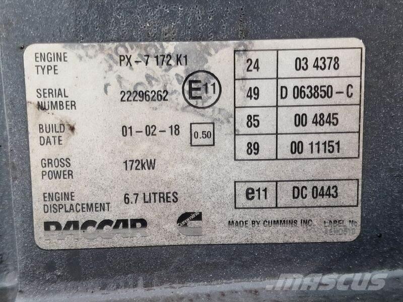 DAF PX-7 172 K1 Motorok