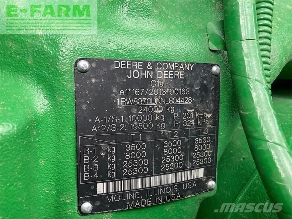 John Deere 8rx370 Traktorok