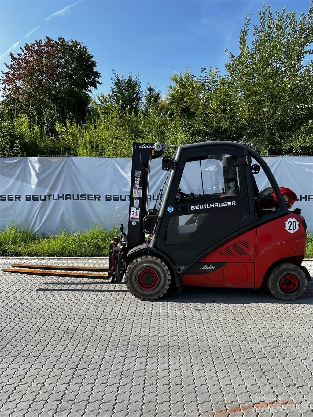 Linde H25T/600 Gázüzemű targoncák