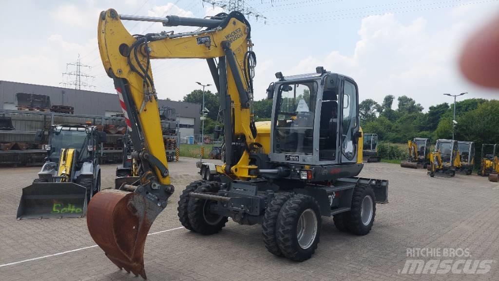 Wacker Neuson EW100 Gumikerekes kotrók