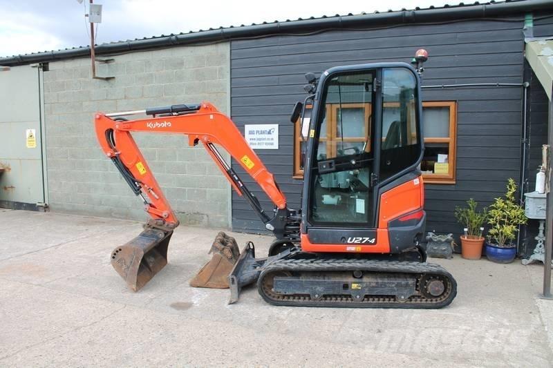 Kubota U 27-4 Mini kotrók < 7t