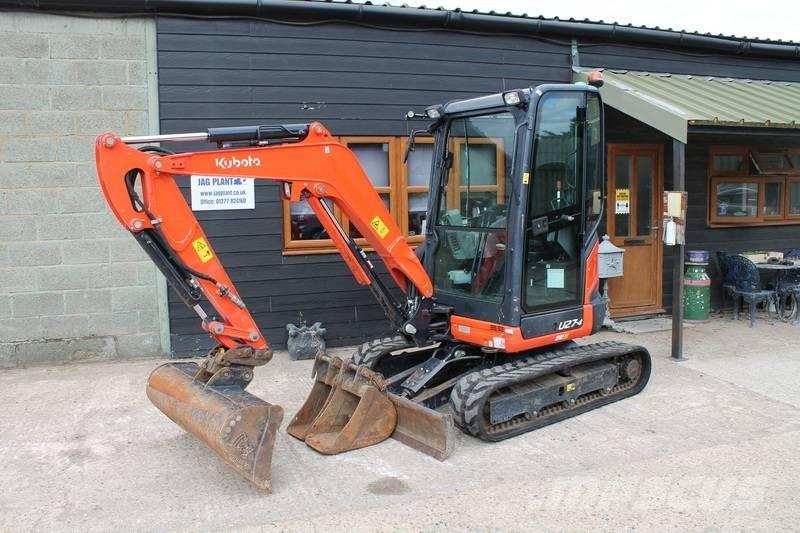 Kubota U 27-4 Mini kotrók < 7t