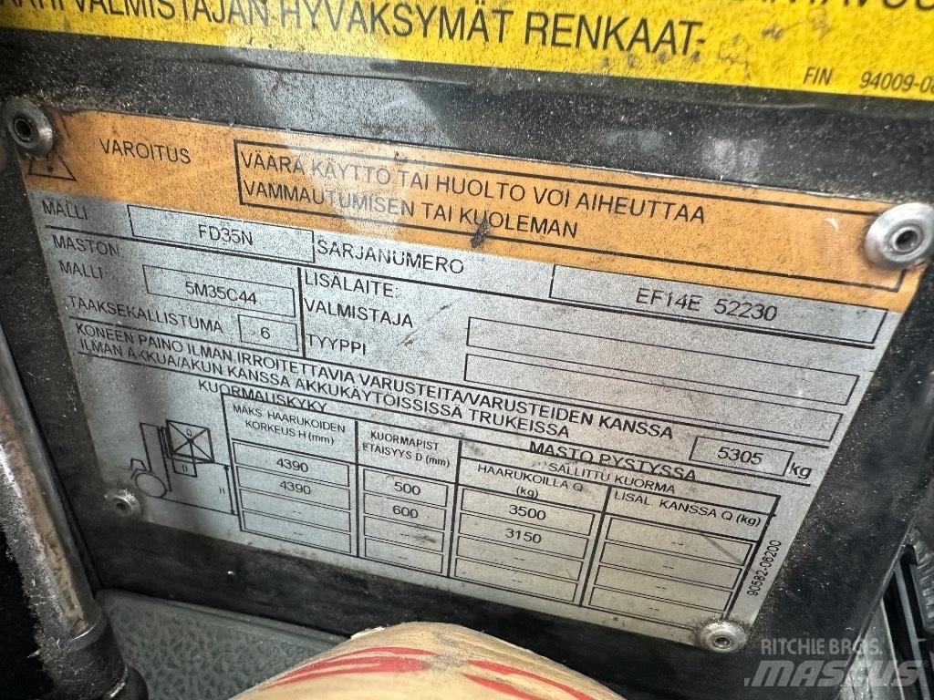Mitsubishi FD 35 N Dízel targoncák