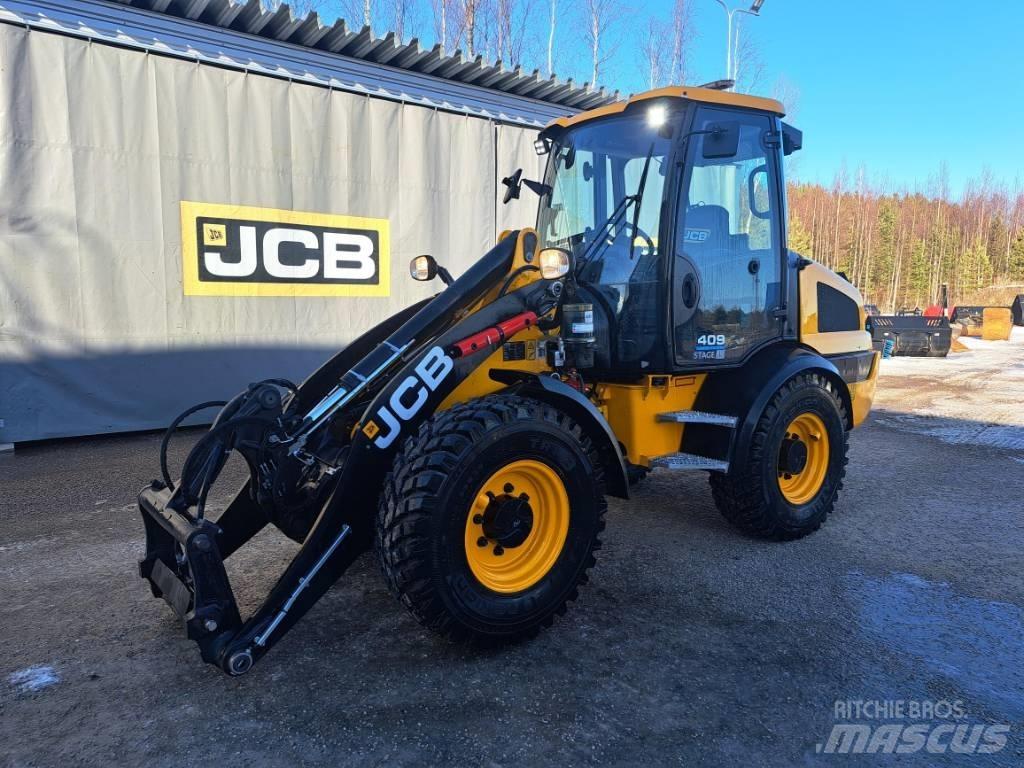 JCB 409 SV NE Gumikerekes homlokrakodók