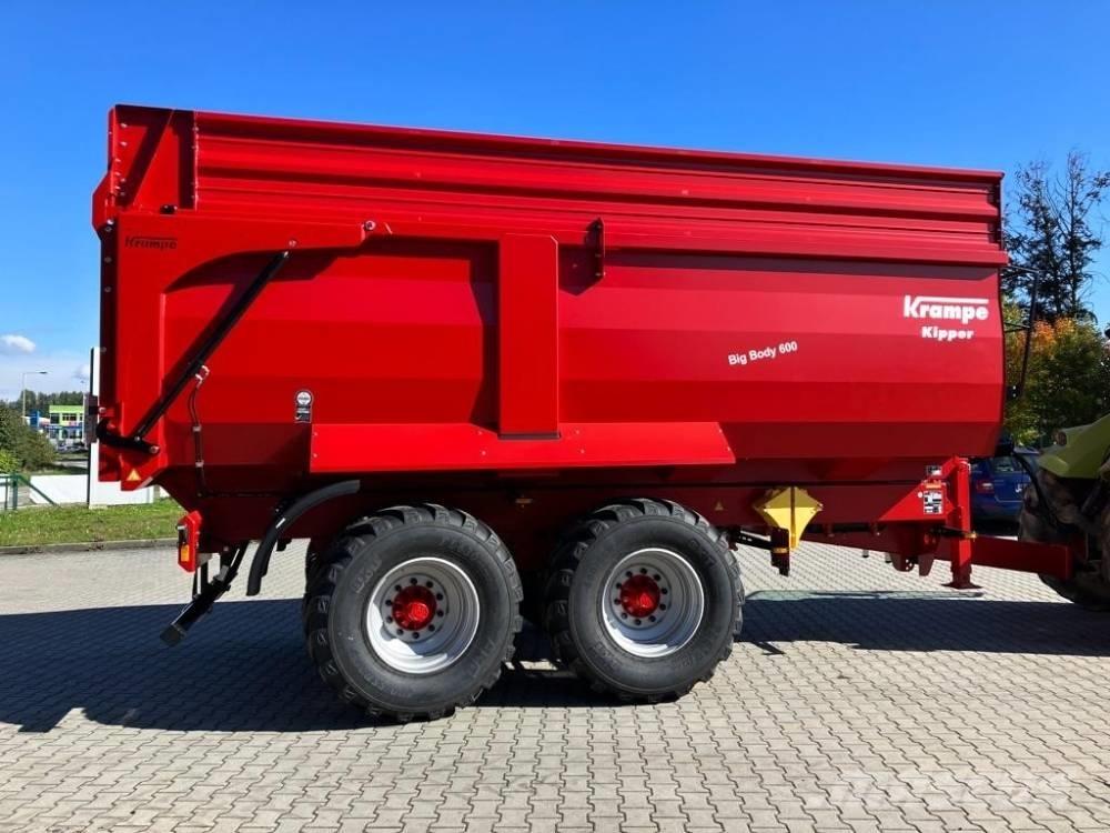 Krampe Big Body 600 Billenő Mezőgazdasági pótkocsik