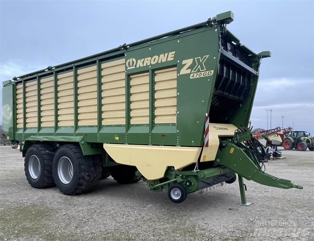 Krone ZX 470 GD Önrakodó pótkocsik