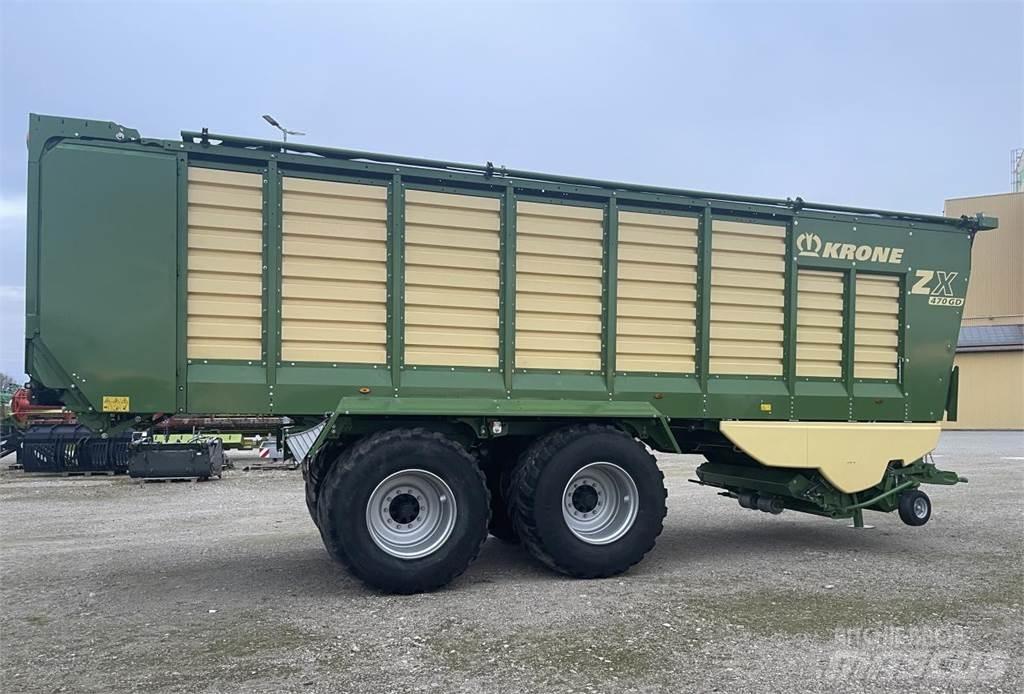Krone ZX 470 GD Önrakodó pótkocsik