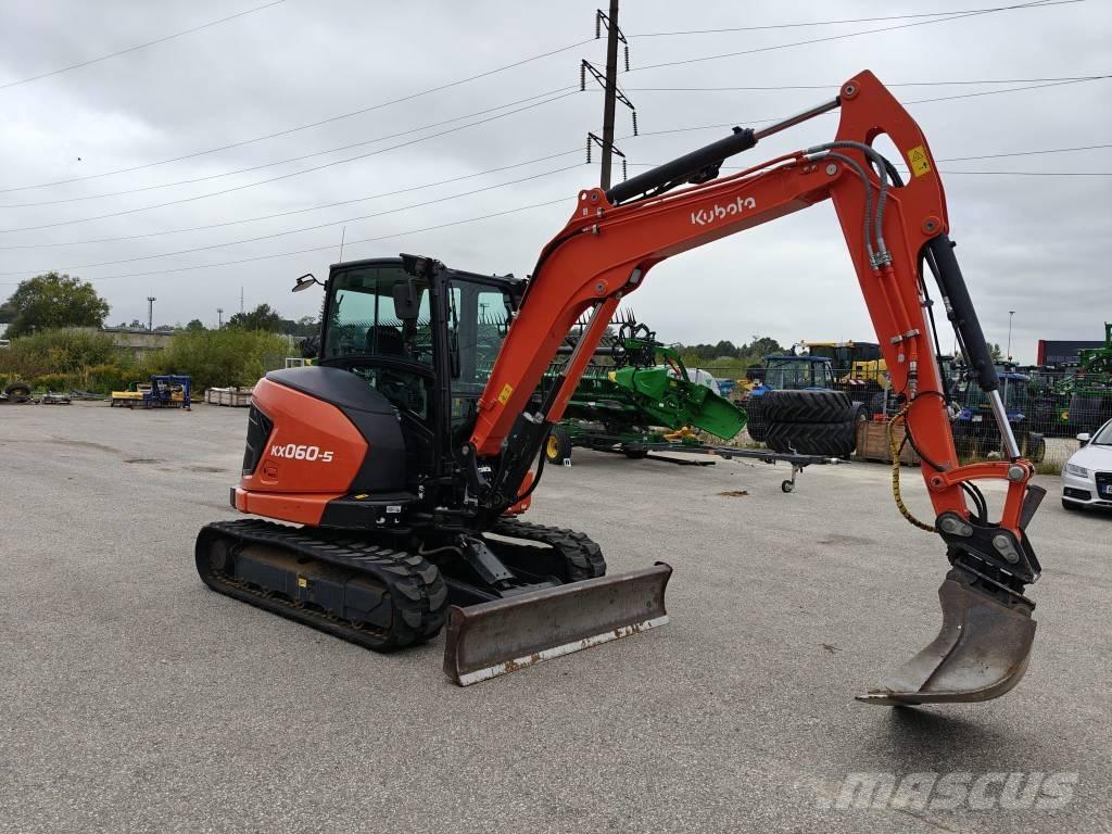 Kubota KX 060-5 Mini kotrók < 7t