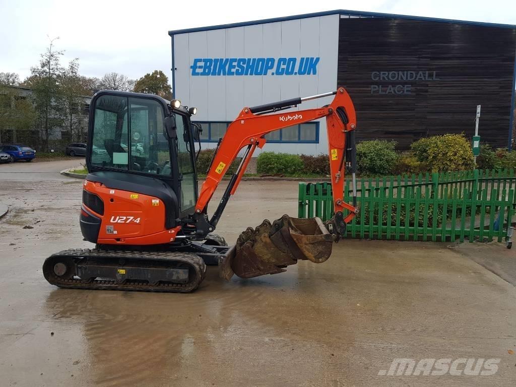Kubota U27-4 Mini kotrók < 7t