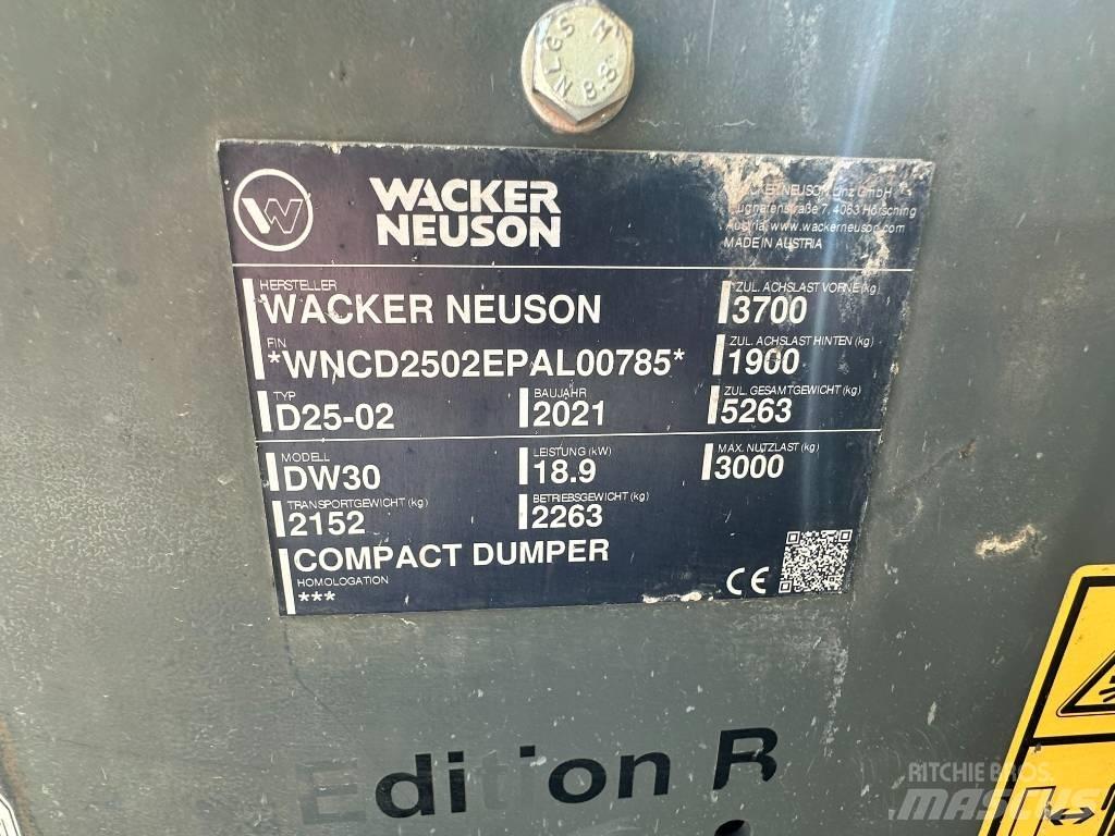 Wacker Neuson DW 30 Mezei dömperek