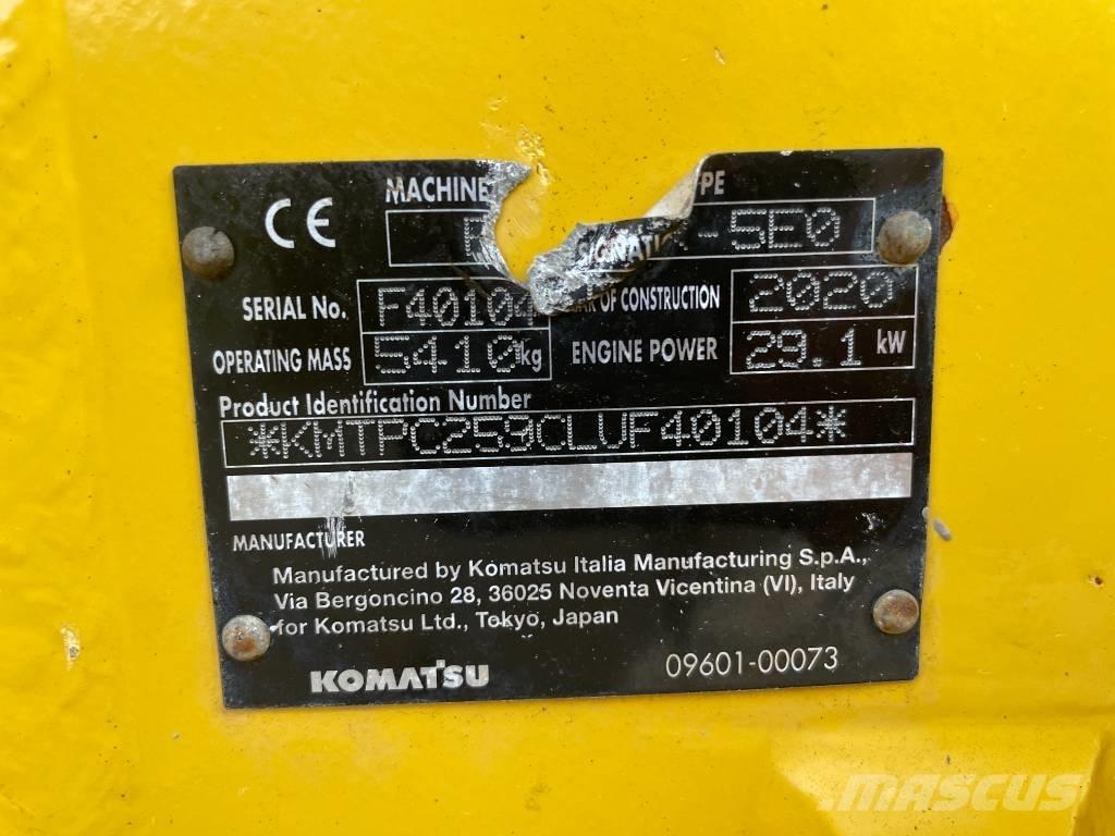 Komatsu PC 55 MR-5E0 Mini kotrók < 7t