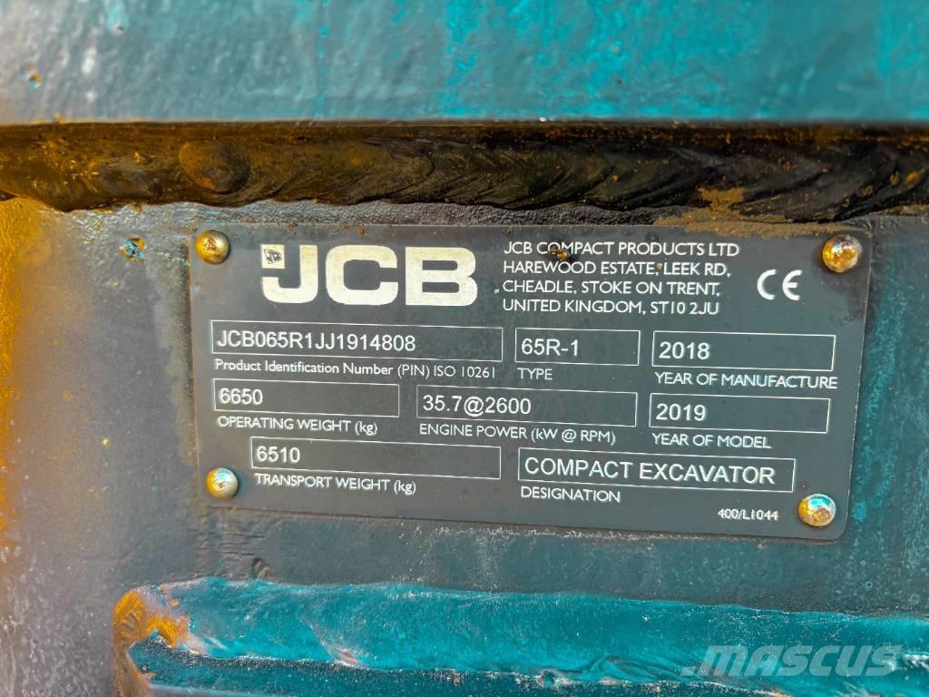 JCB 65 R-1 Mini kotrók < 7t