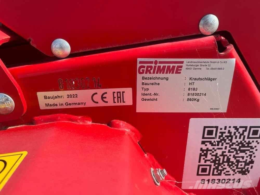 Grimme HT 200 Burgonya kombájnok és kiszedők