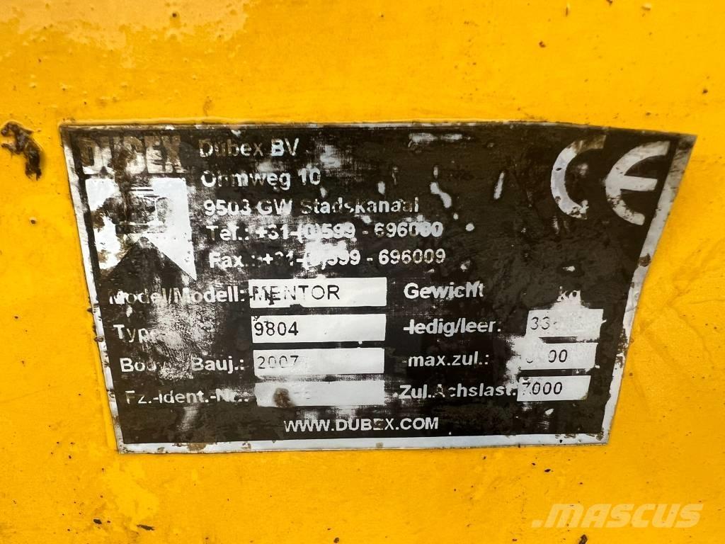 Dubex Mentor 9804 Vontatott trágyaszórók