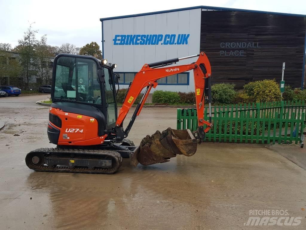 Kubota U27-4 Mini kotrók < 7t