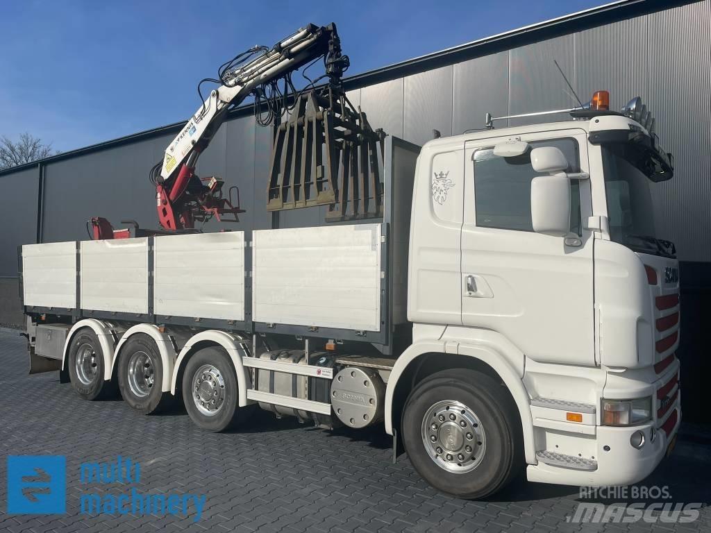 Scania R500 V8 Platós / Ponyvás teherautók