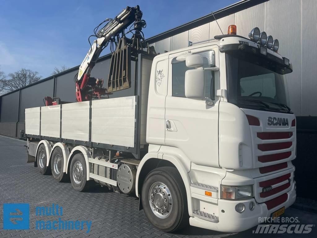 Scania R500 V8 Platós / Ponyvás teherautók