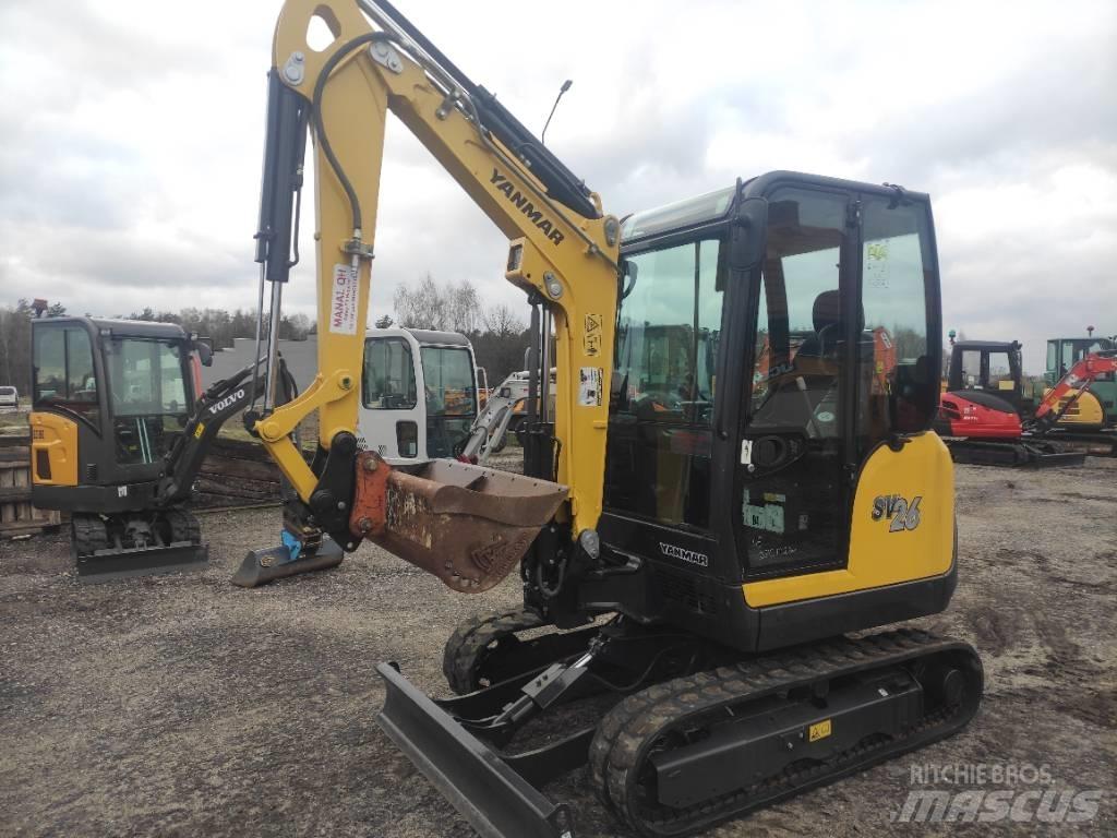 Yanmar SV 26 2017r Mini kotrók < 7t