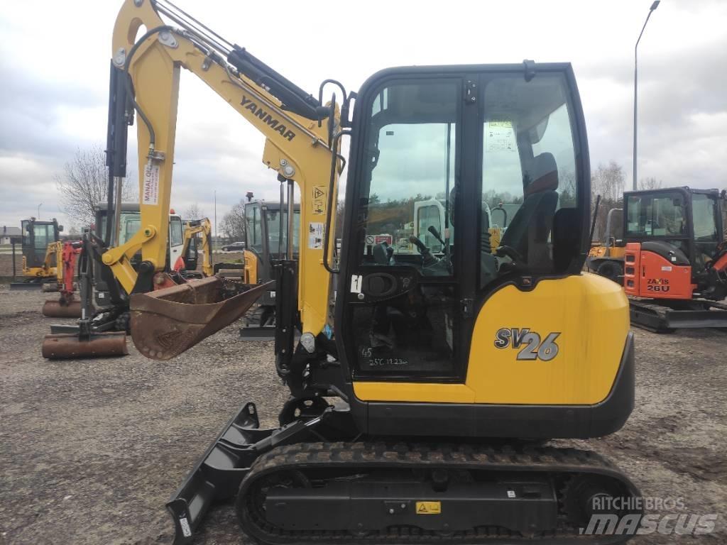 Yanmar SV 26 2017r Mini kotrók < 7t
